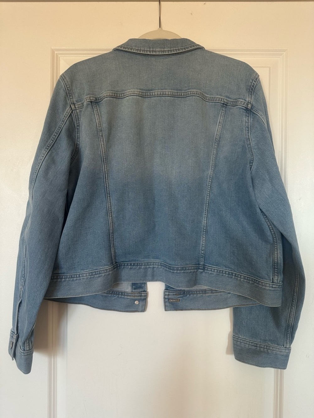 J. Crew Light Wash Denim Jacket - Picture 2 of 4